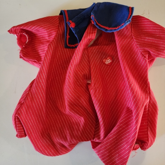 1985 Kenner Care Bear Clothing *Red Sailor Outfit/Blue Collar *NO BEAR/NO HAT - Picture 4 of 4
